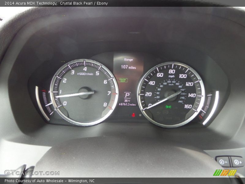 Crystal Black Pearl / Ebony 2014 Acura MDX Technology