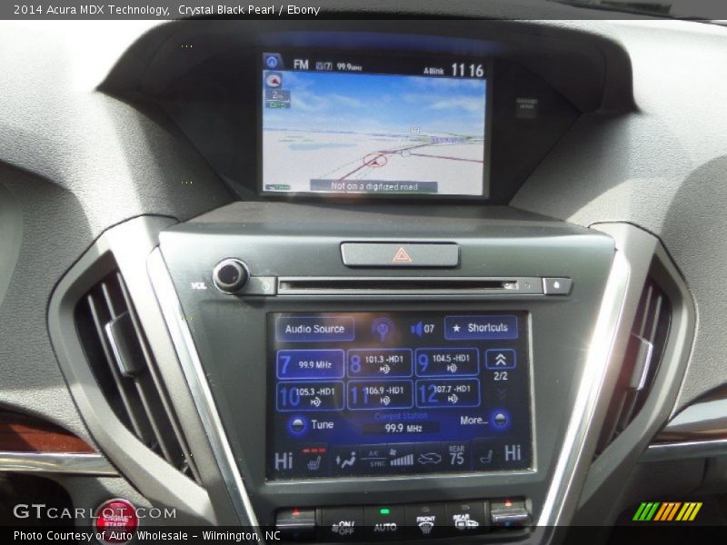 Crystal Black Pearl / Ebony 2014 Acura MDX Technology