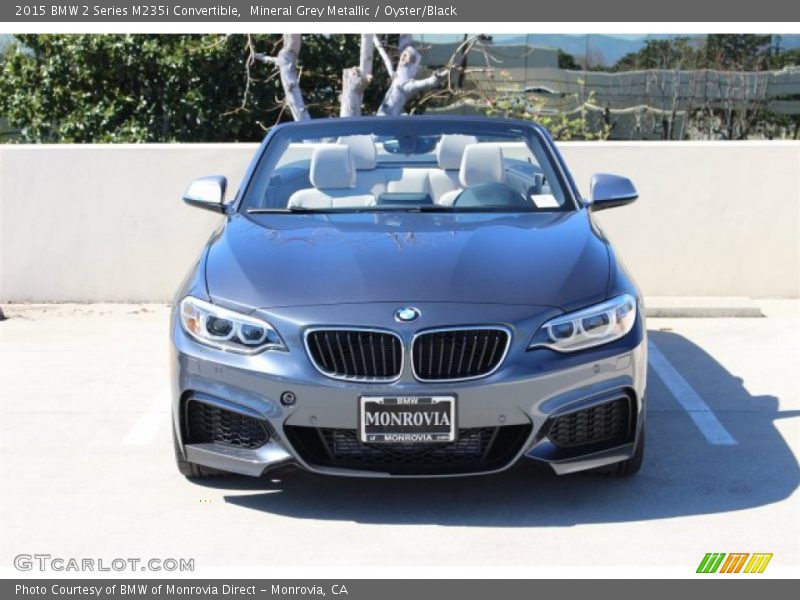 Mineral Grey Metallic / Oyster/Black 2015 BMW 2 Series M235i Convertible
