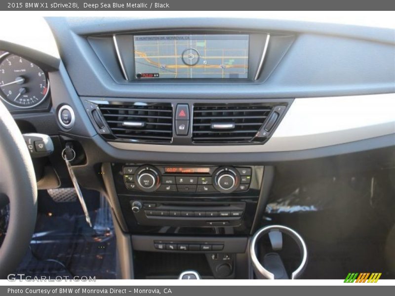 Deep Sea Blue Metallic / Black 2015 BMW X1 sDrive28i