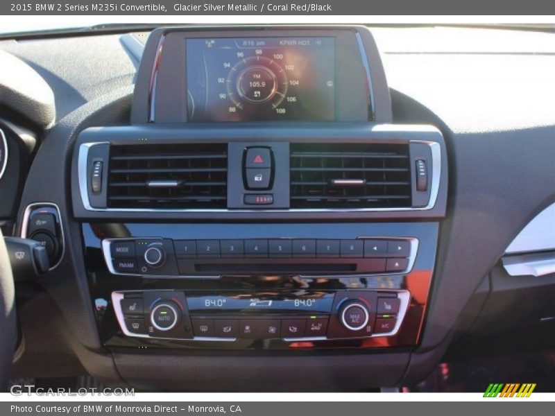 Controls of 2015 2 Series M235i Convertible