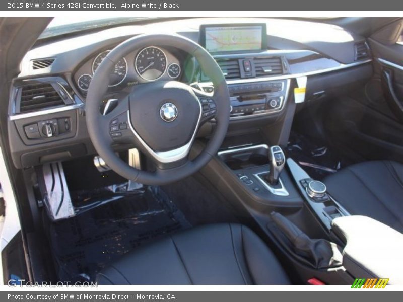 Alpine White / Black 2015 BMW 4 Series 428i Convertible