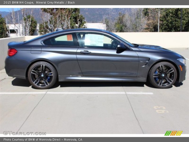 Mineral Grey Metallic / Black 2015 BMW M4 Coupe
