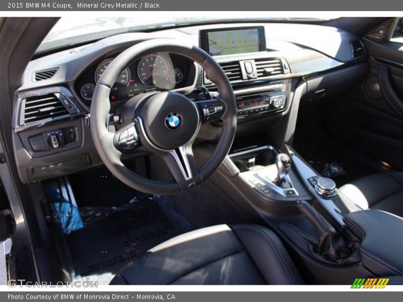 Mineral Grey Metallic / Black 2015 BMW M4 Coupe
