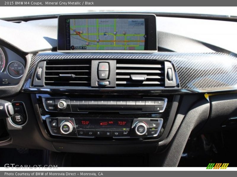 Mineral Grey Metallic / Black 2015 BMW M4 Coupe
