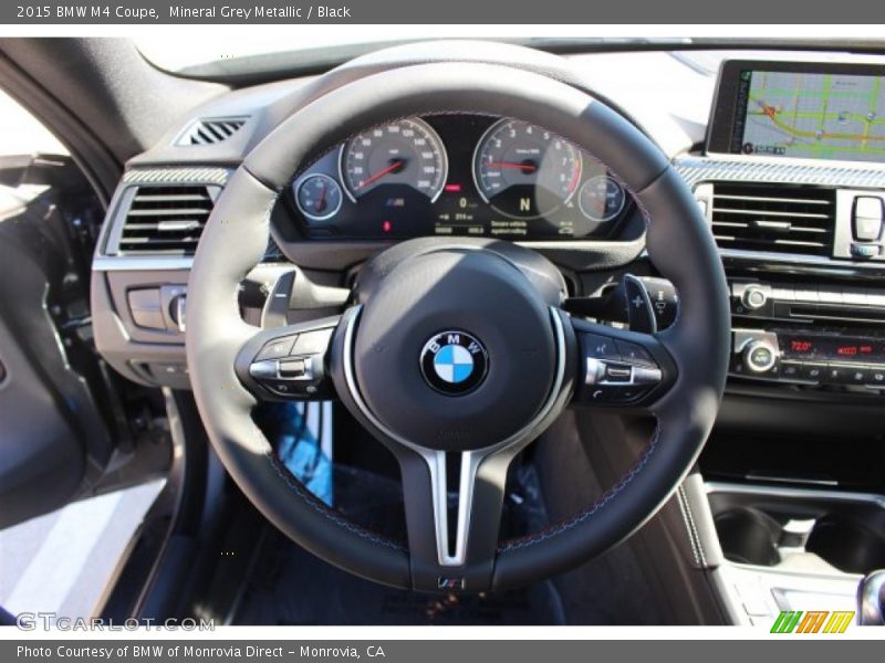 Mineral Grey Metallic / Black 2015 BMW M4 Coupe