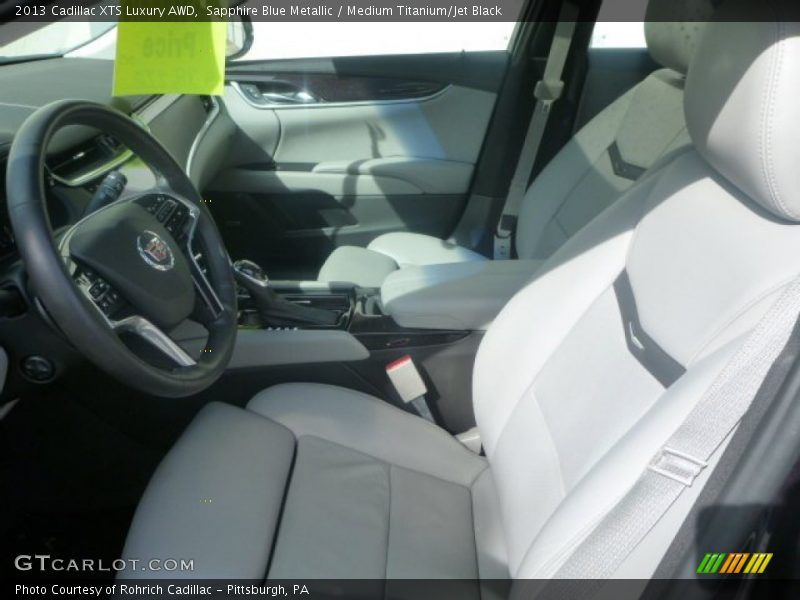 Sapphire Blue Metallic / Medium Titanium/Jet Black 2013 Cadillac XTS Luxury AWD