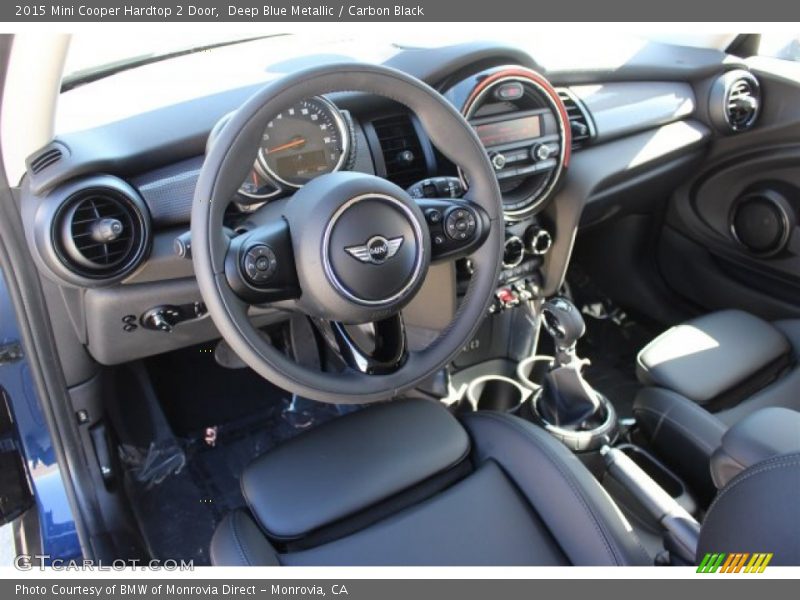 Deep Blue Metallic / Carbon Black 2015 Mini Cooper Hardtop 2 Door