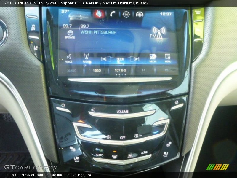 Sapphire Blue Metallic / Medium Titanium/Jet Black 2013 Cadillac XTS Luxury AWD