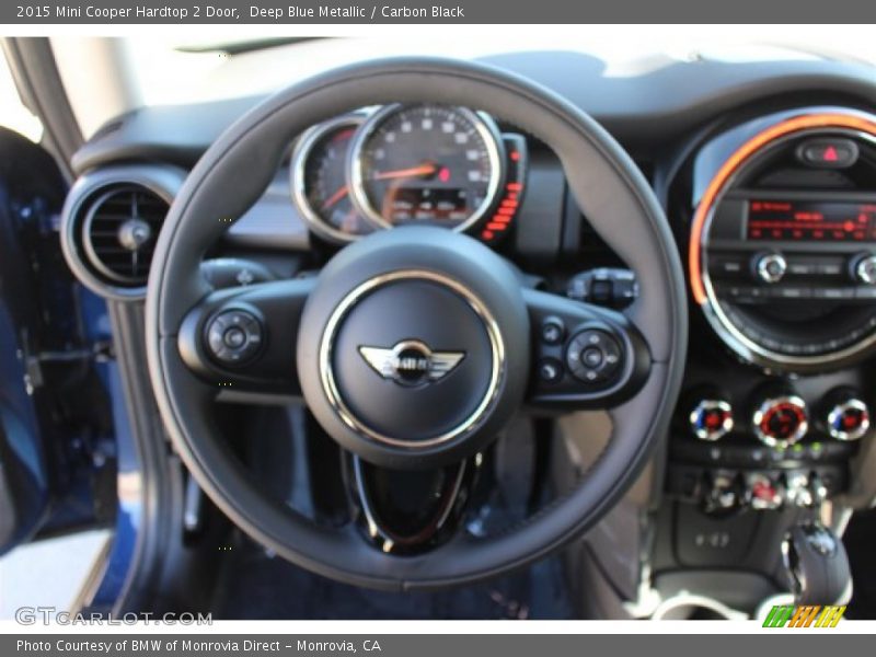 Deep Blue Metallic / Carbon Black 2015 Mini Cooper Hardtop 2 Door