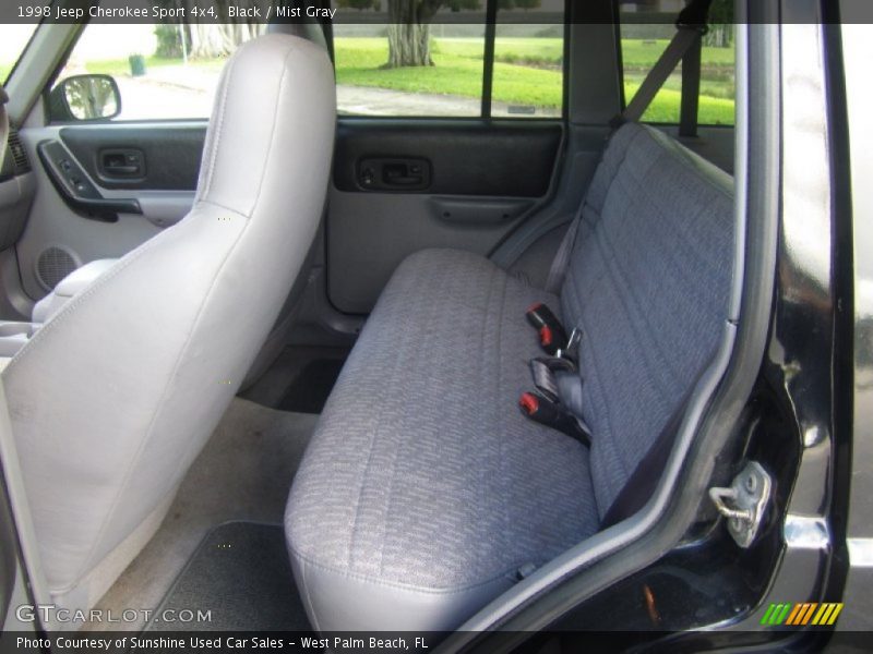 Black / Mist Gray 1998 Jeep Cherokee Sport 4x4