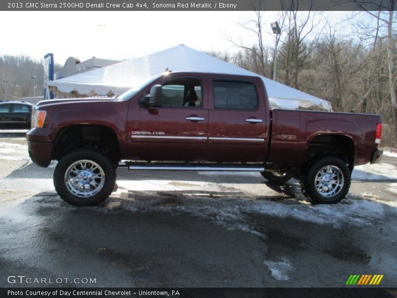 Sonoma Red Metallic / Ebony 2013 GMC Sierra 2500HD Denali Crew Cab 4x4
