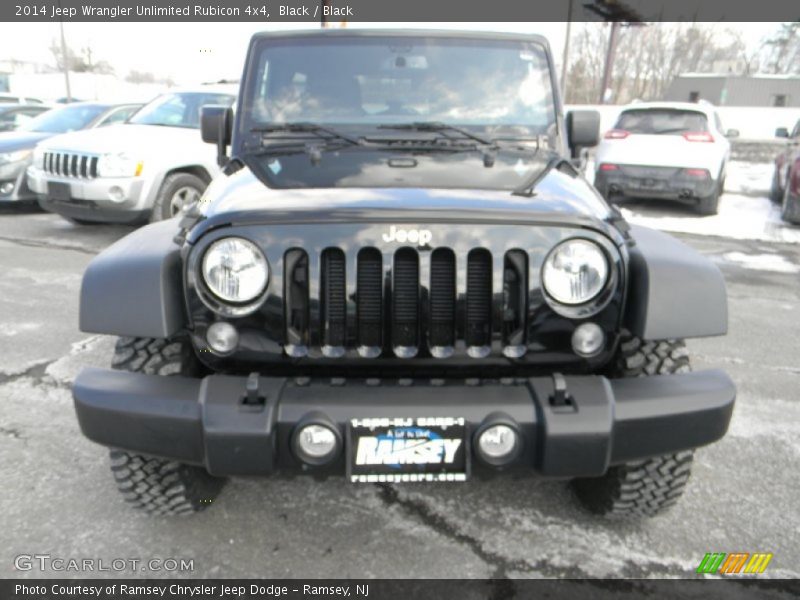 Black / Black 2014 Jeep Wrangler Unlimited Rubicon 4x4
