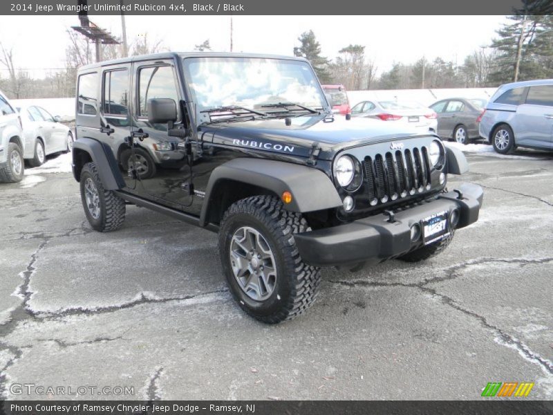 Black / Black 2014 Jeep Wrangler Unlimited Rubicon 4x4