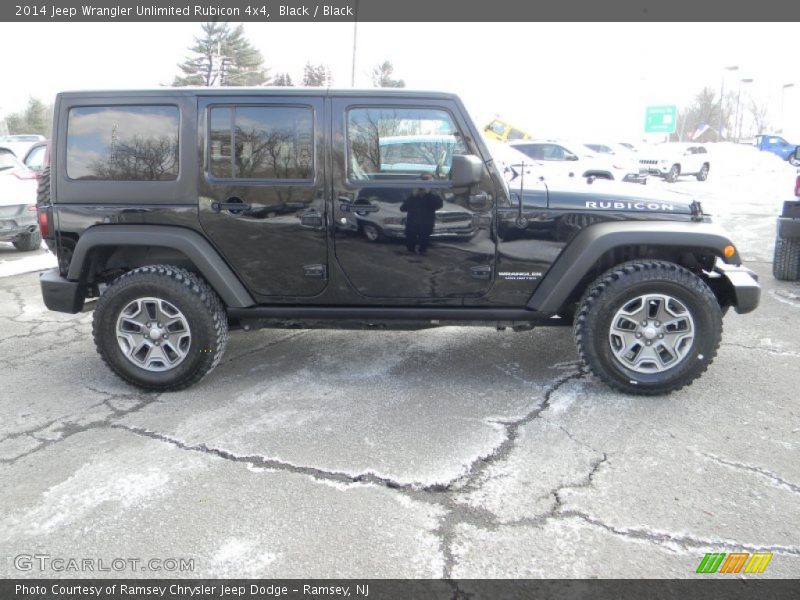 Black / Black 2014 Jeep Wrangler Unlimited Rubicon 4x4