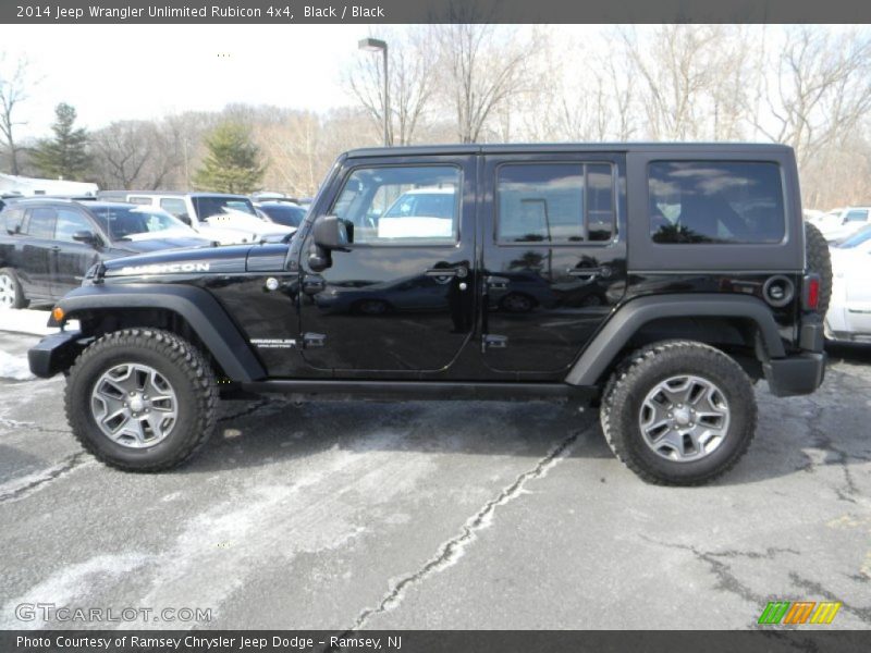 Black / Black 2014 Jeep Wrangler Unlimited Rubicon 4x4