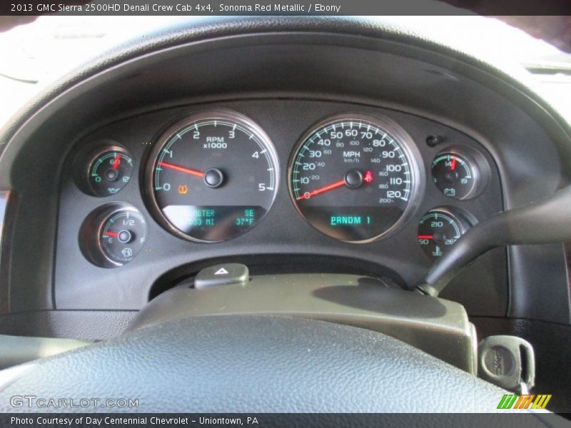 Sonoma Red Metallic / Ebony 2013 GMC Sierra 2500HD Denali Crew Cab 4x4