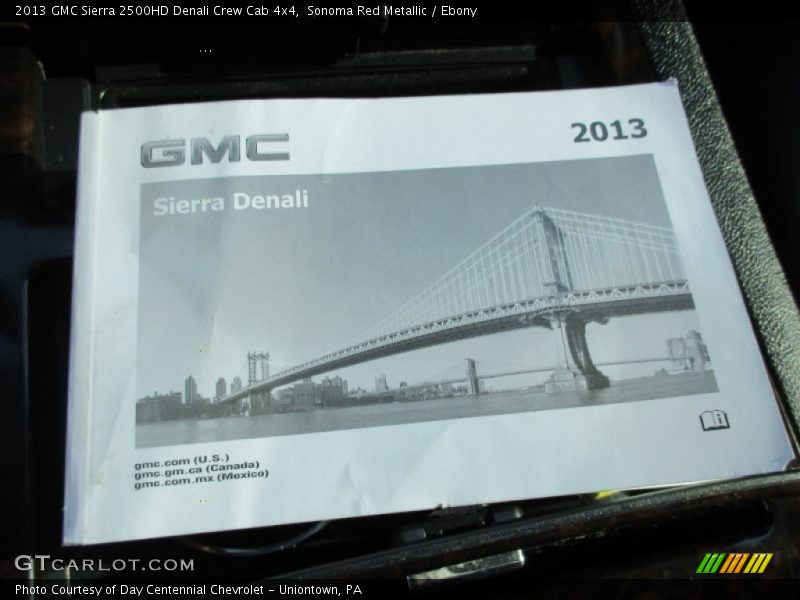 Sonoma Red Metallic / Ebony 2013 GMC Sierra 2500HD Denali Crew Cab 4x4