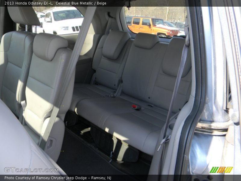 Celestial Blue Metallic / Beige 2013 Honda Odyssey EX-L
