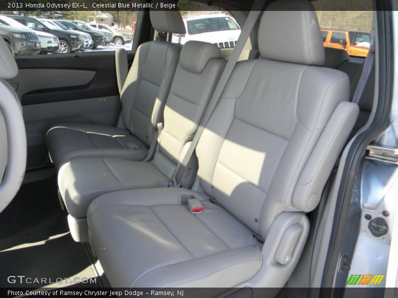 Celestial Blue Metallic / Beige 2013 Honda Odyssey EX-L