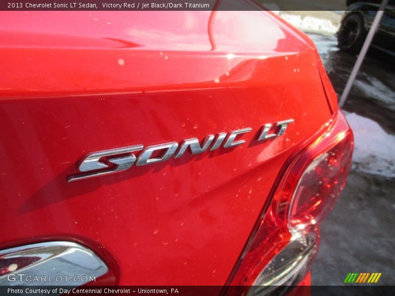 Victory Red / Jet Black/Dark Titanium 2013 Chevrolet Sonic LT Sedan