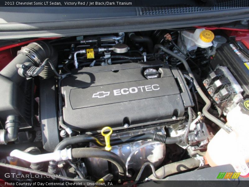 Victory Red / Jet Black/Dark Titanium 2013 Chevrolet Sonic LT Sedan