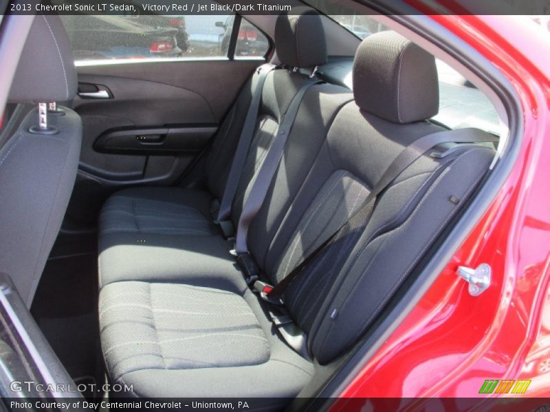Victory Red / Jet Black/Dark Titanium 2013 Chevrolet Sonic LT Sedan