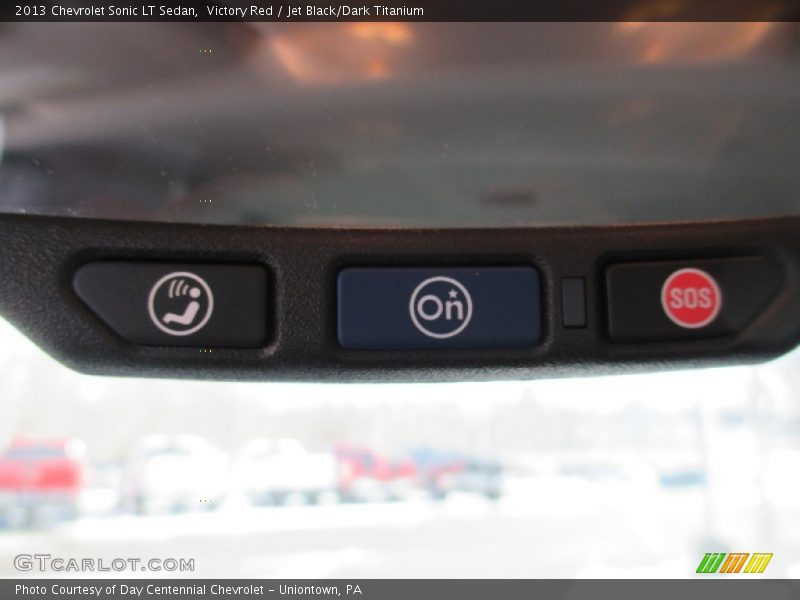 Victory Red / Jet Black/Dark Titanium 2013 Chevrolet Sonic LT Sedan