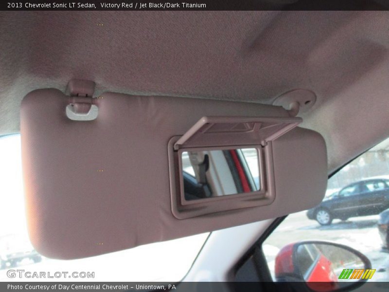 Victory Red / Jet Black/Dark Titanium 2013 Chevrolet Sonic LT Sedan