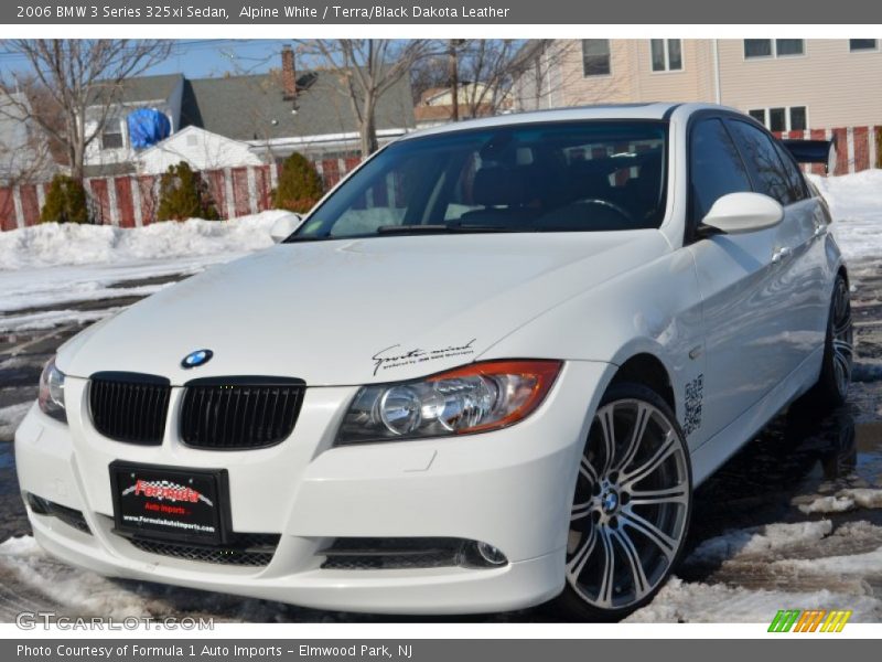 Alpine White / Terra/Black Dakota Leather 2006 BMW 3 Series 325xi Sedan