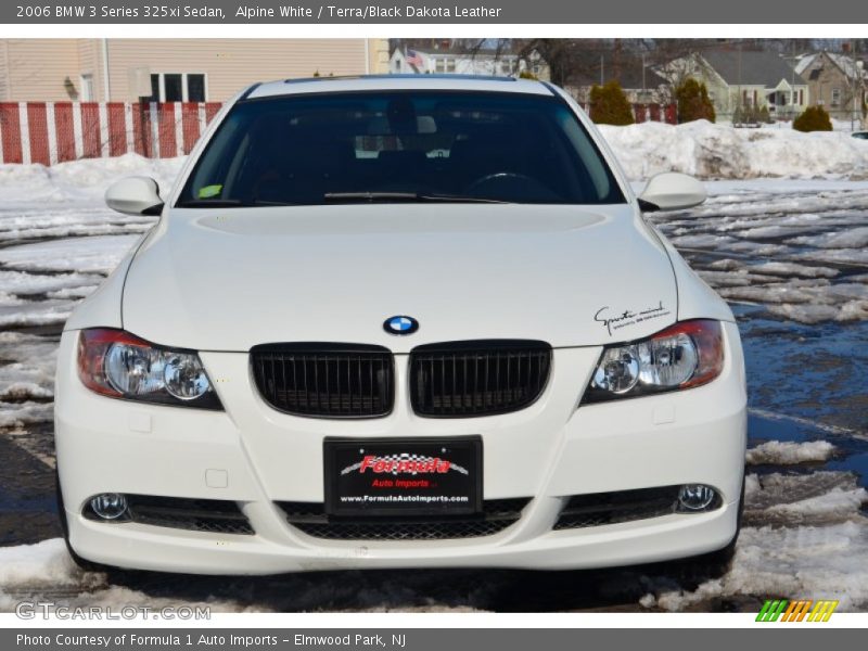 Alpine White / Terra/Black Dakota Leather 2006 BMW 3 Series 325xi Sedan