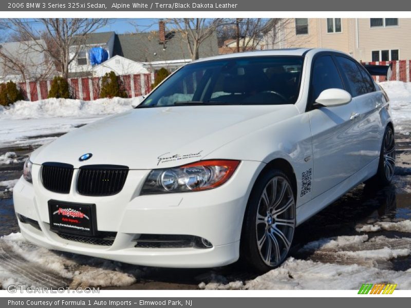 Alpine White / Terra/Black Dakota Leather 2006 BMW 3 Series 325xi Sedan