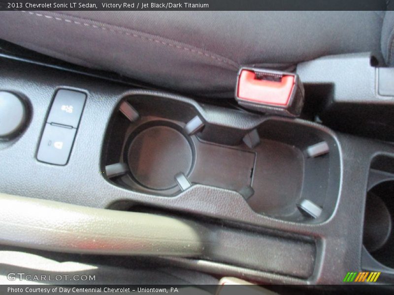 Victory Red / Jet Black/Dark Titanium 2013 Chevrolet Sonic LT Sedan