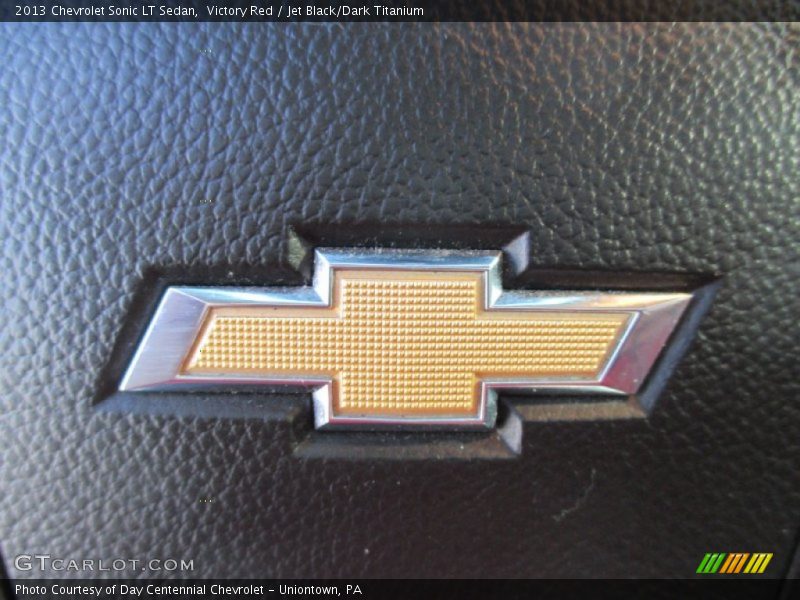 Victory Red / Jet Black/Dark Titanium 2013 Chevrolet Sonic LT Sedan