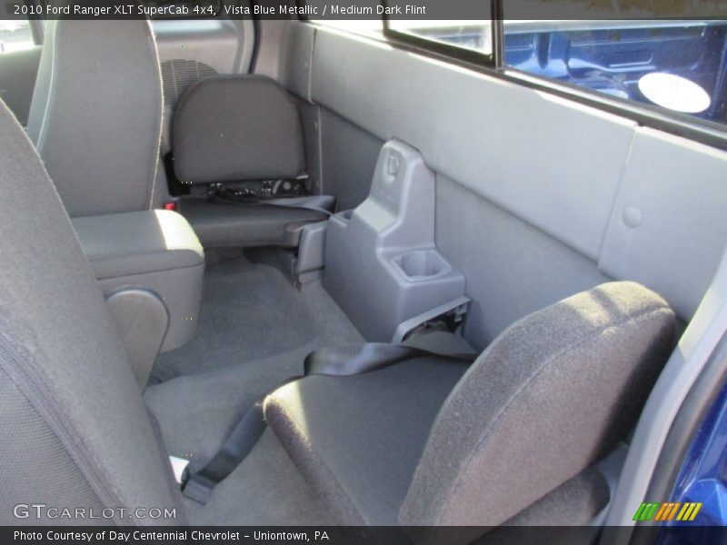 Vista Blue Metallic / Medium Dark Flint 2010 Ford Ranger XLT SuperCab 4x4