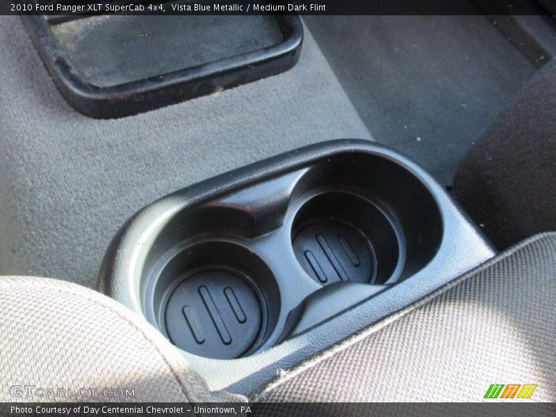 Vista Blue Metallic / Medium Dark Flint 2010 Ford Ranger XLT SuperCab 4x4