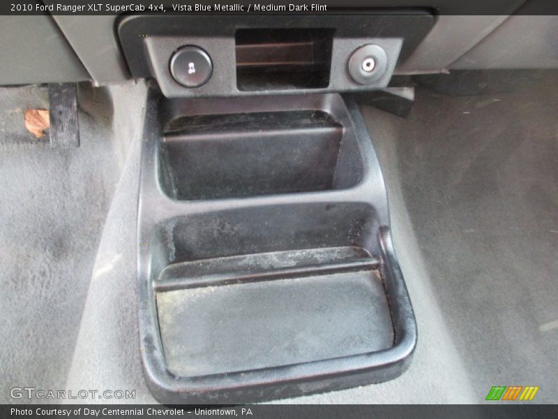 Vista Blue Metallic / Medium Dark Flint 2010 Ford Ranger XLT SuperCab 4x4