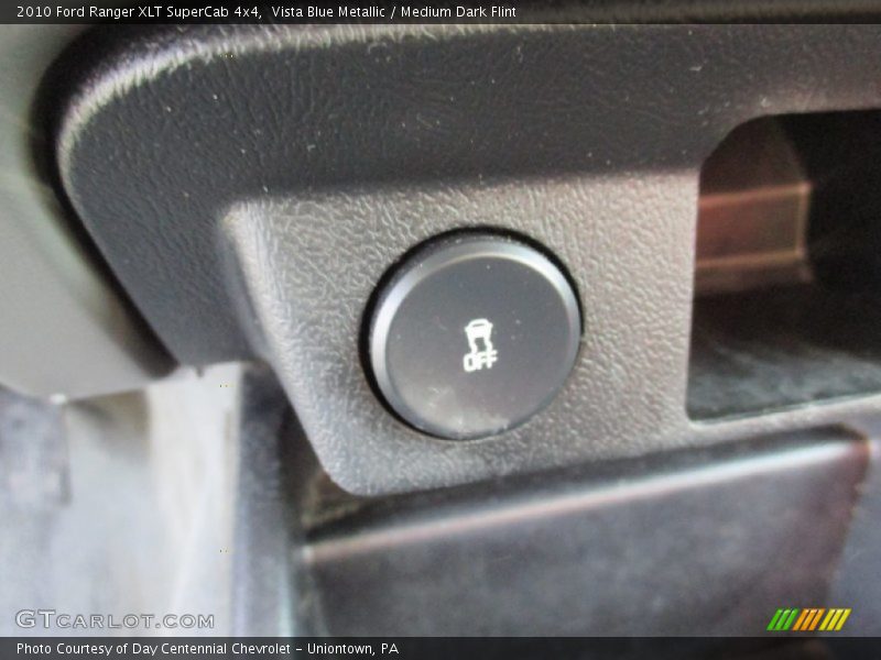 Vista Blue Metallic / Medium Dark Flint 2010 Ford Ranger XLT SuperCab 4x4