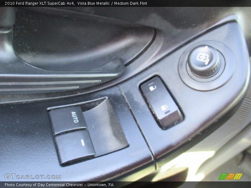 Vista Blue Metallic / Medium Dark Flint 2010 Ford Ranger XLT SuperCab 4x4