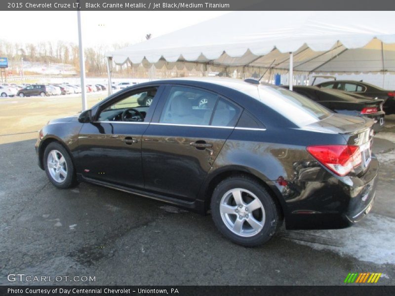 Black Granite Metallic / Jet Black/Medium Titanium 2015 Chevrolet Cruze LT