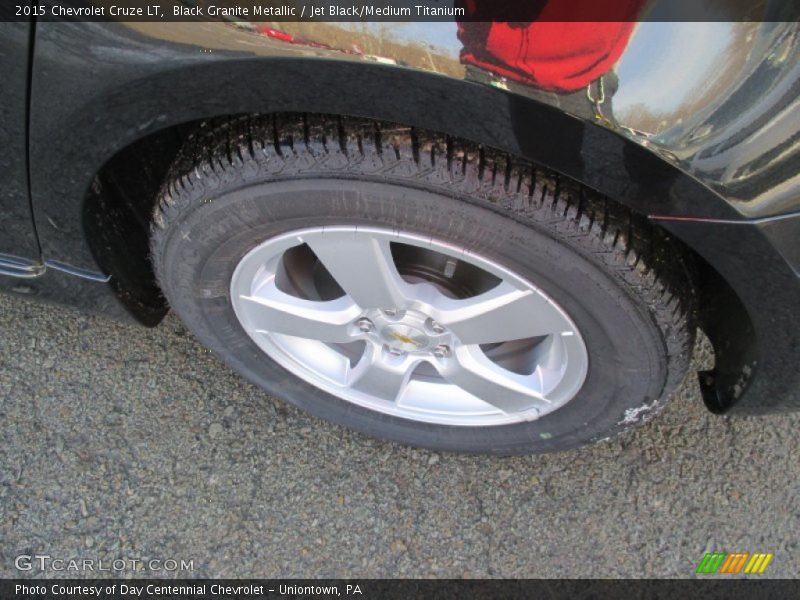 Black Granite Metallic / Jet Black/Medium Titanium 2015 Chevrolet Cruze LT