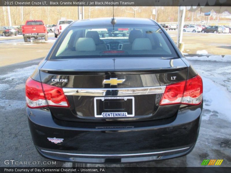 Black Granite Metallic / Jet Black/Medium Titanium 2015 Chevrolet Cruze LT