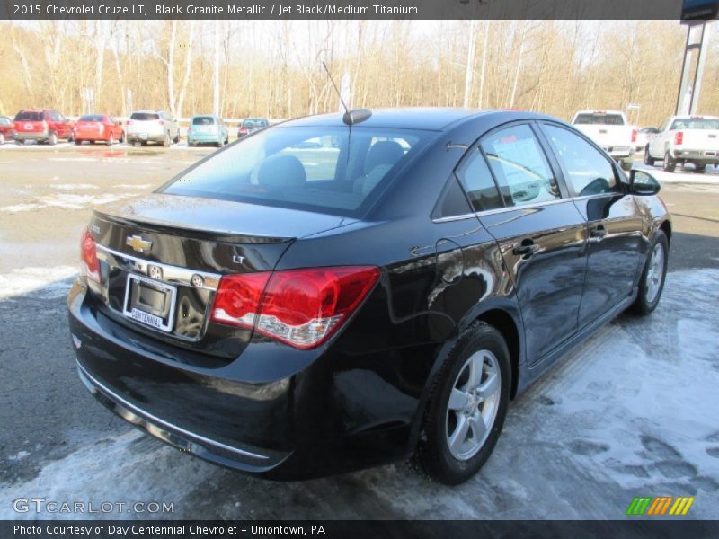 Black Granite Metallic / Jet Black/Medium Titanium 2015 Chevrolet Cruze LT