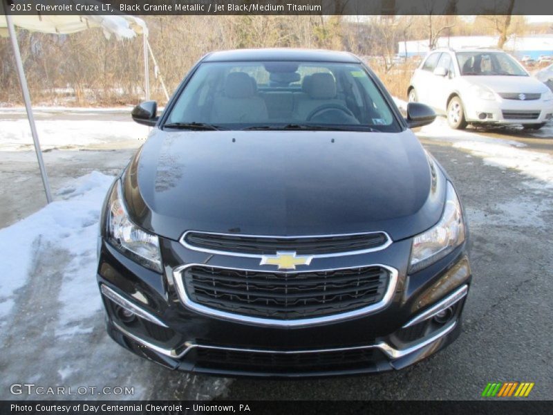 Black Granite Metallic / Jet Black/Medium Titanium 2015 Chevrolet Cruze LT