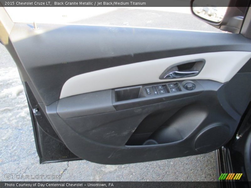 Black Granite Metallic / Jet Black/Medium Titanium 2015 Chevrolet Cruze LT