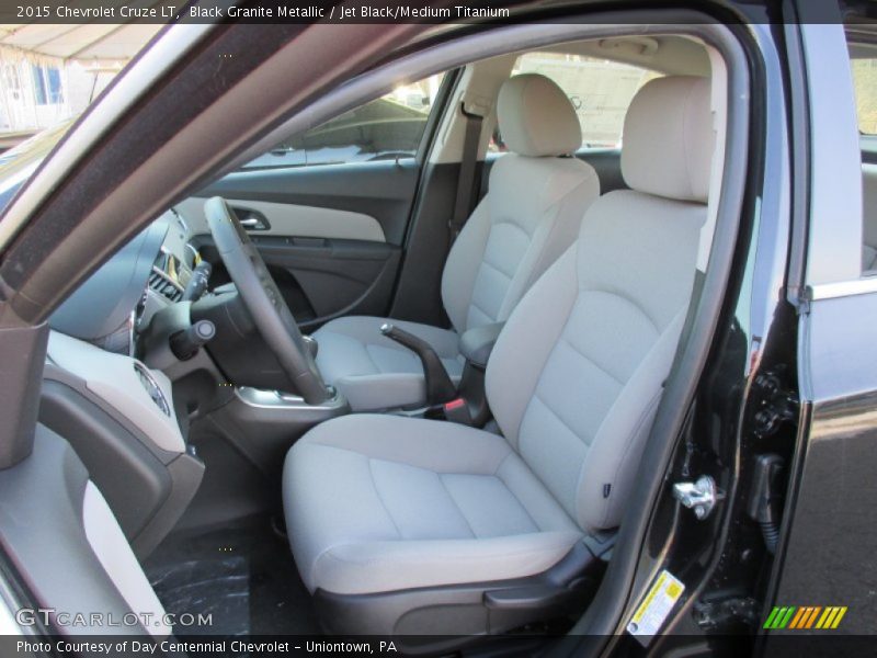 Black Granite Metallic / Jet Black/Medium Titanium 2015 Chevrolet Cruze LT