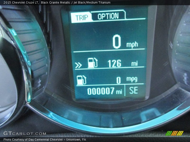 Black Granite Metallic / Jet Black/Medium Titanium 2015 Chevrolet Cruze LT