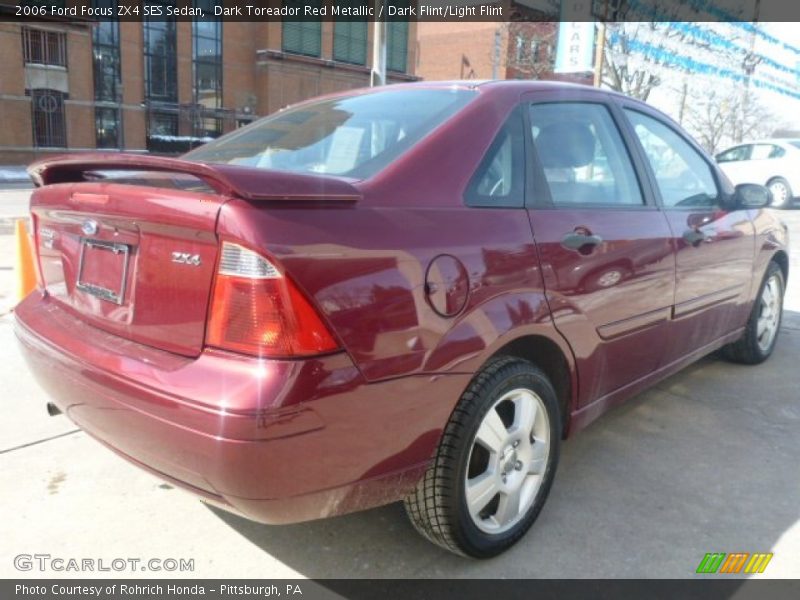 Dark Toreador Red Metallic / Dark Flint/Light Flint 2006 Ford Focus ZX4 SES Sedan