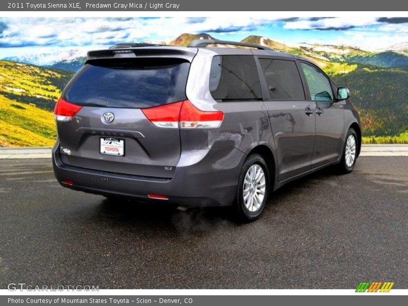 Predawn Gray Mica / Light Gray 2011 Toyota Sienna XLE