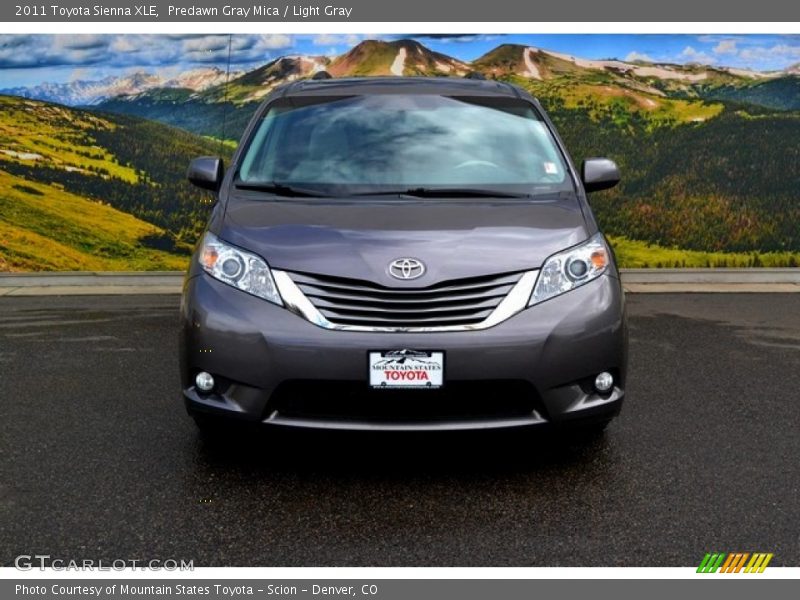 Predawn Gray Mica / Light Gray 2011 Toyota Sienna XLE